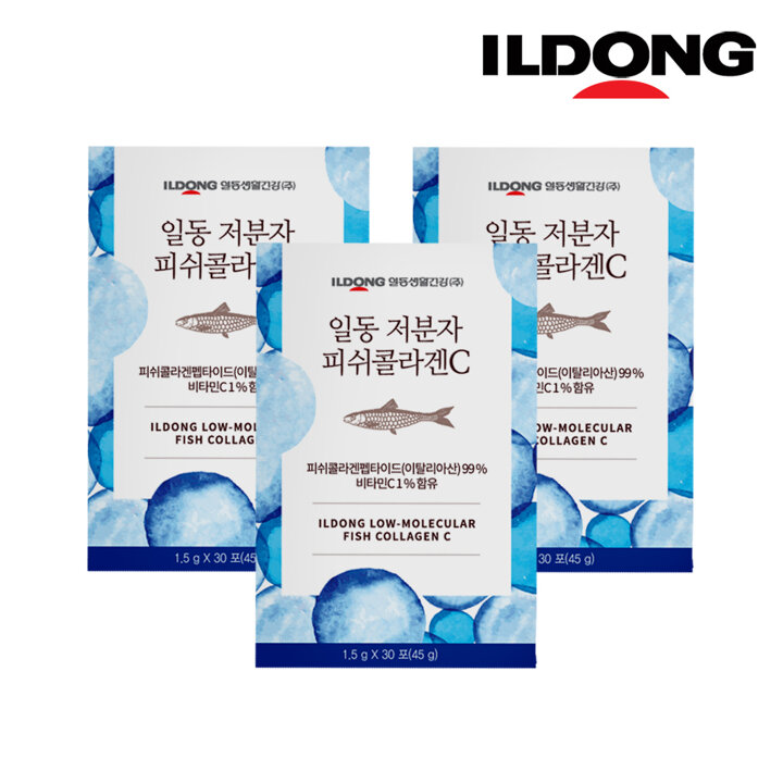 일동 저분자 피쉬콜라겐C 30포X3통 이탈리아산