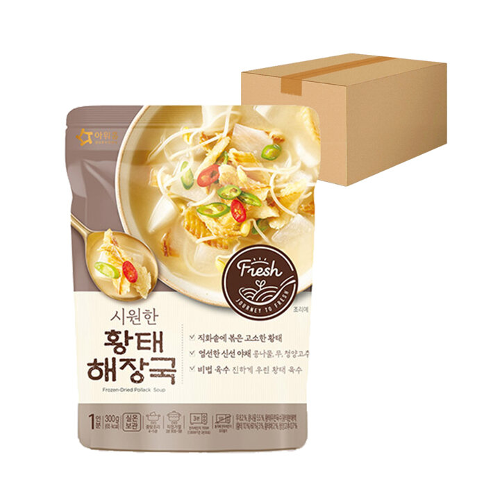 아워홈 시원한 황태해장국 300g 12개(한 박스)