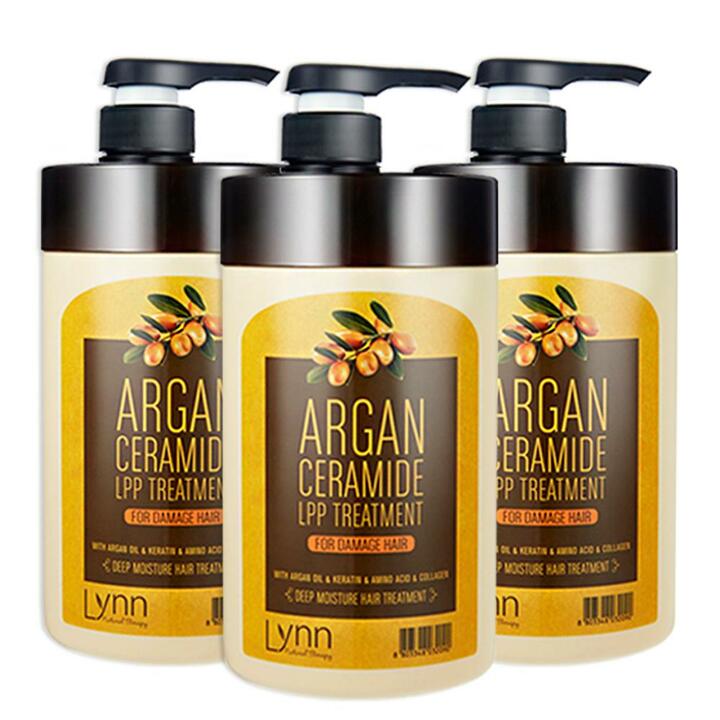 과일나라 아르간 세라마이드 LPP 트리트먼트 헤어팩 1000ml 3개 손상모 단백질 영양 케어