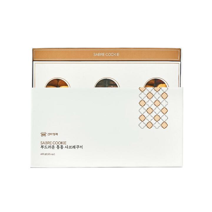 [신라명과] 부드러운통통사브레쿠키 400g 선물용쇼핑백