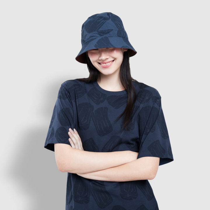 [JAJU/자주] 남녀공용 리버시블 버킷햇_네이비
