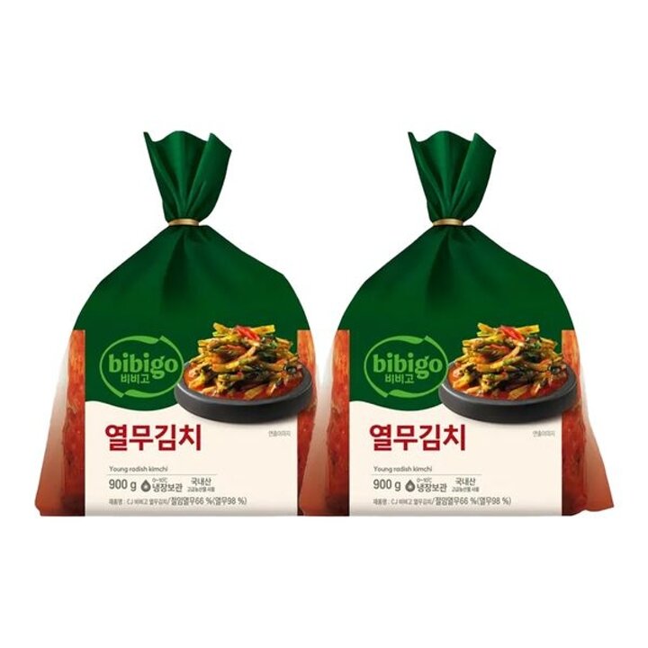 [하프클럽/CJ제일제당]비비고 열무김치 900g x2개
