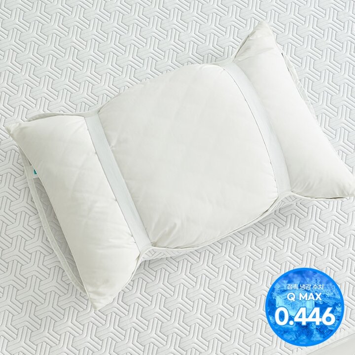 [애끌리아] 플라이토 HR 3중직 밴딩 냉감 베개덮개 2장(50X70)