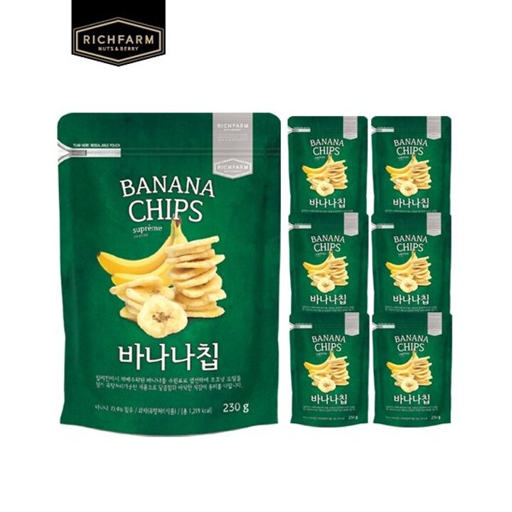 (신세계강남점)바나나칩230g x 7팩 건과일 바나나