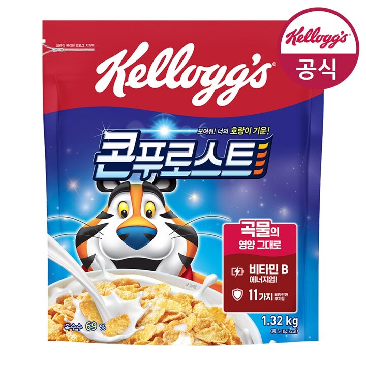 [켈로그] 시리얼 콘푸로스트 1,320g x 1개