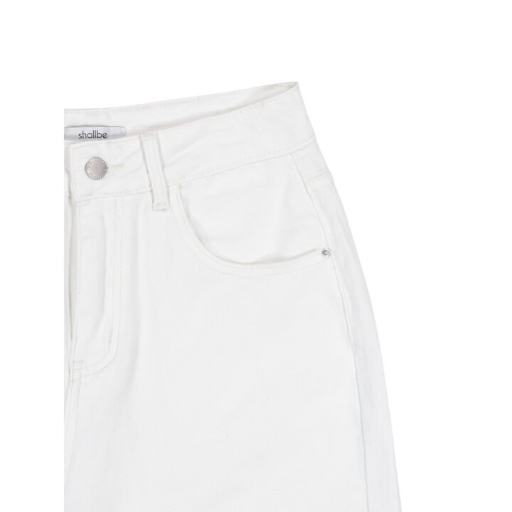 (신세계의정부점)밑단자수 7부 데님팬츠 (SB31F6DP534X)
