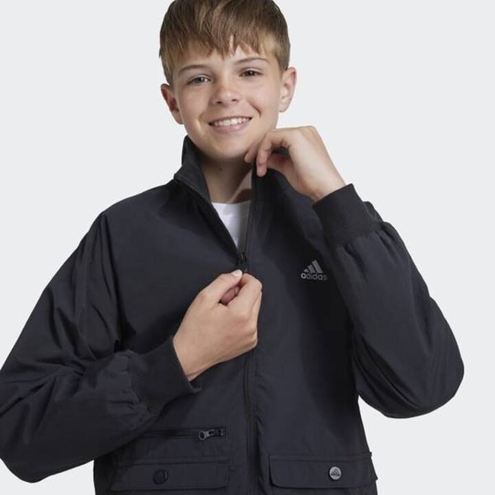 (광주신세계)[adidas kids] (A130 A160) 잼 우븐 재킷 (IV7042)