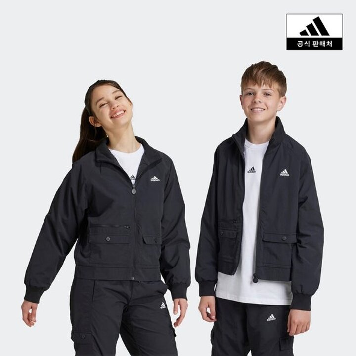 (광주신세계)[adidas kids] (A130 A160) 잼 우븐 재킷 (IV7042)