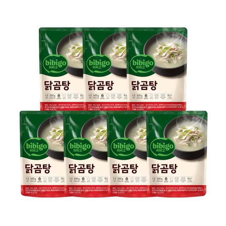 CJ 비비고 닭곰탕 500g x7개