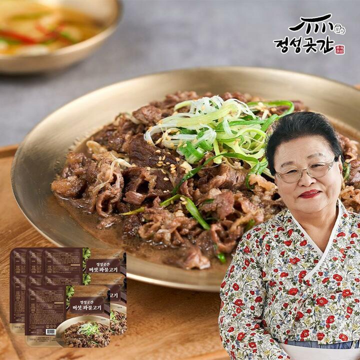 정성곳간 강순의 명인의 국내산 버섯파불고기 300g 7팩