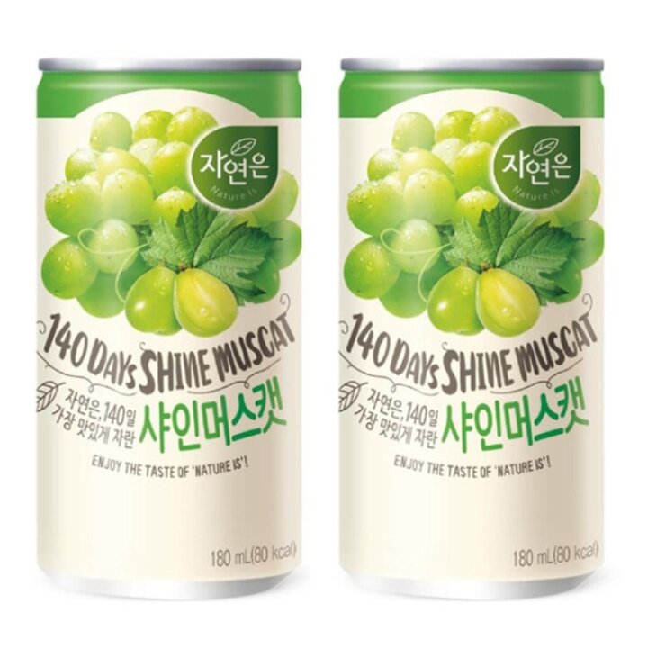 웅진 자연은 샤인머스캣 180ml 30캔