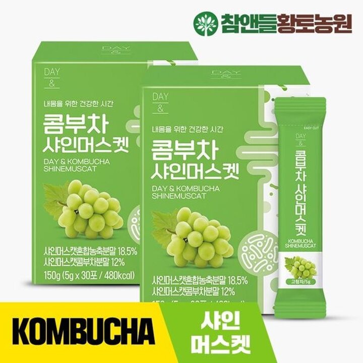 데이앤 콤부차 샤인머스켓 5g 30포 2박스[32160708]