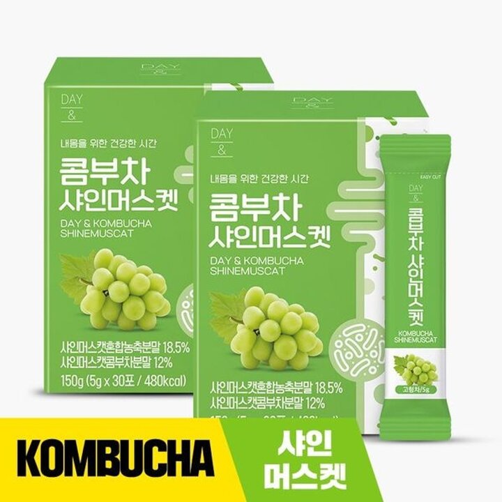 데이앤 콤부차 샤인머스켓 5g 30포 2박스[32160708]