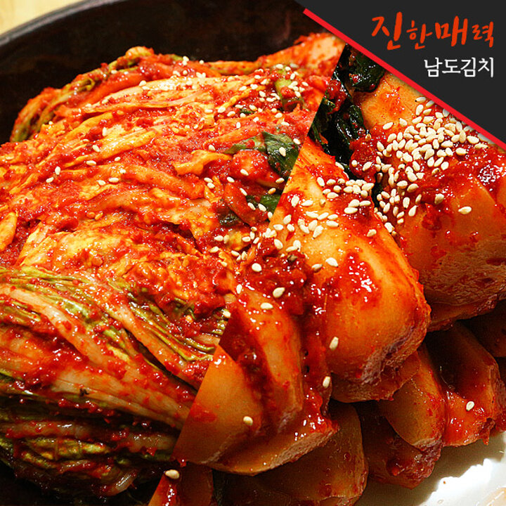 [진한매력 남도김치] 전라도 포기김치 3kg + 총각김치 3kg