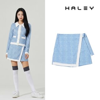 헤일리골프 여성 하운드 투스 랩 스커트형 반바지 HF-WS1321