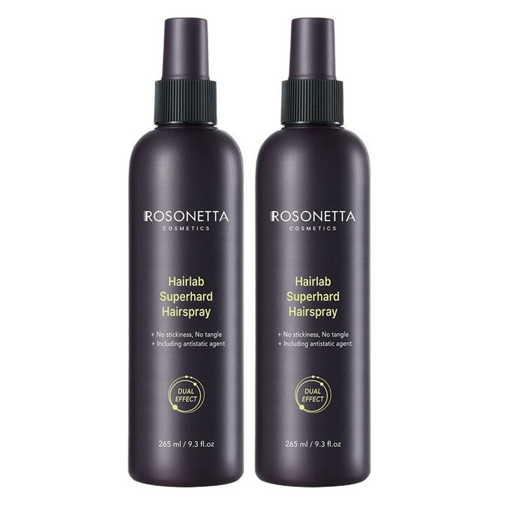헤어랩 슈퍼하드 워터 헤어 스프레이 265ml 2개