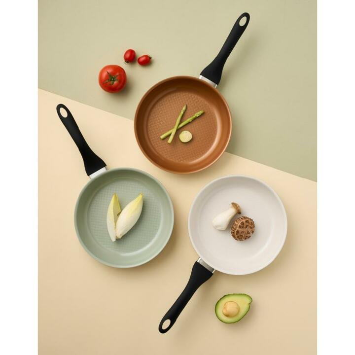 [에델코첸]통3중 비바세라 프라이팬 24cm 3종(크림/그린/코퍼)