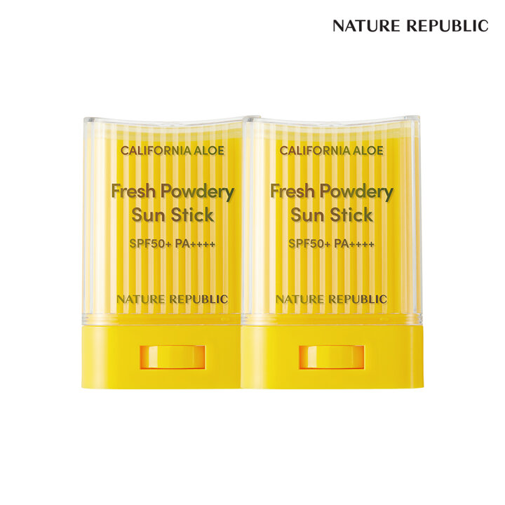 1+1 캘리포니아 알로에 보송 선스틱 SPF50+