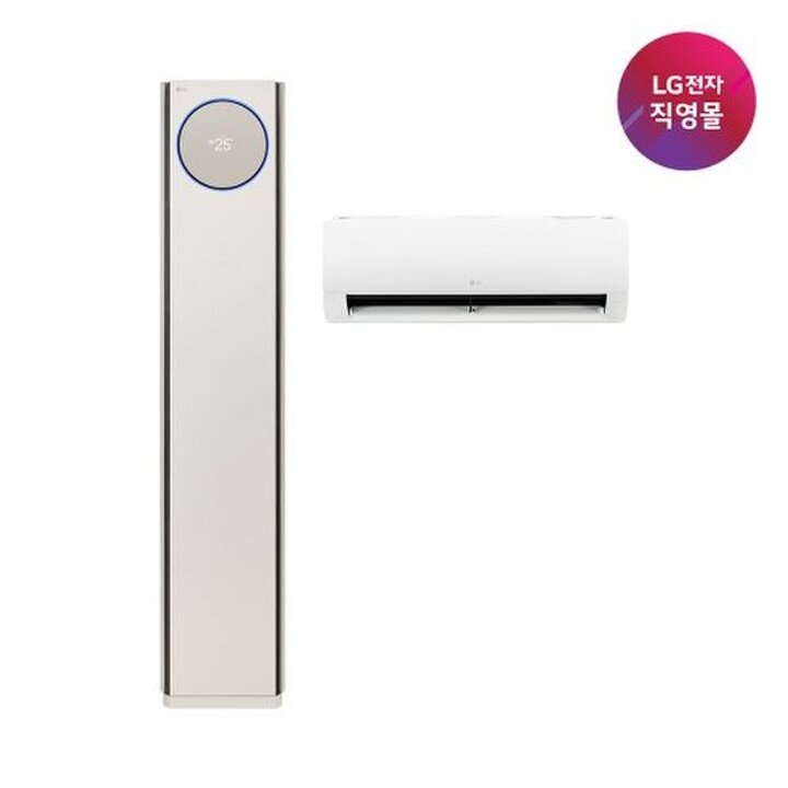 [LG전자 직영][26년형] LG 휘센 AI 오브제컬렉션 2IN1 타워I에어컨 FQ25FN5BA2M [매립배관][전국무료/기본설치비/실외기포함](5시리즈)