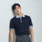 [PAT] 피케 세미오버핏 티셔츠_QK35231