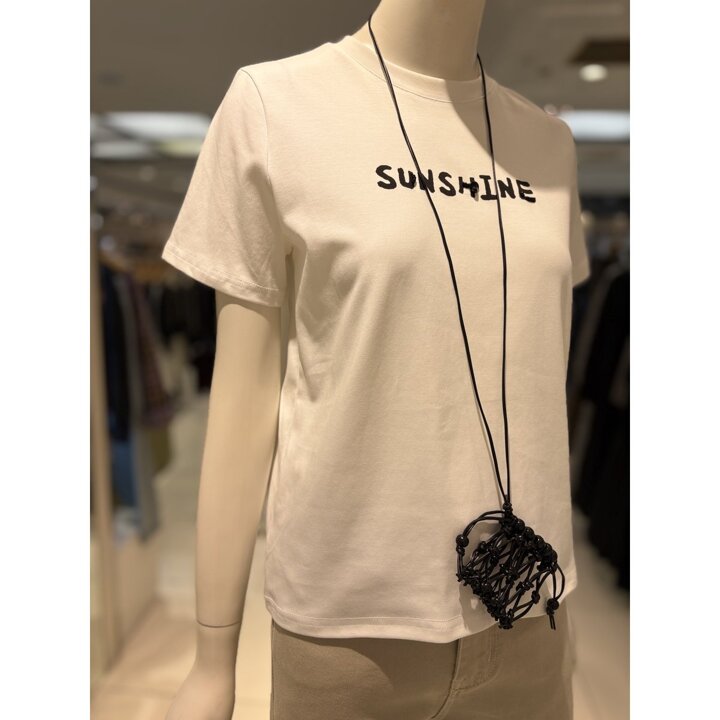 (신세계마산점)레터링 라운드 반팔티셔츠/SL2TS410