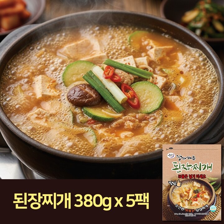 [시집가는농산] 된장찌개 380g x 5팩