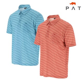[PAT] 프린트 카라 티셔츠_1K35143
