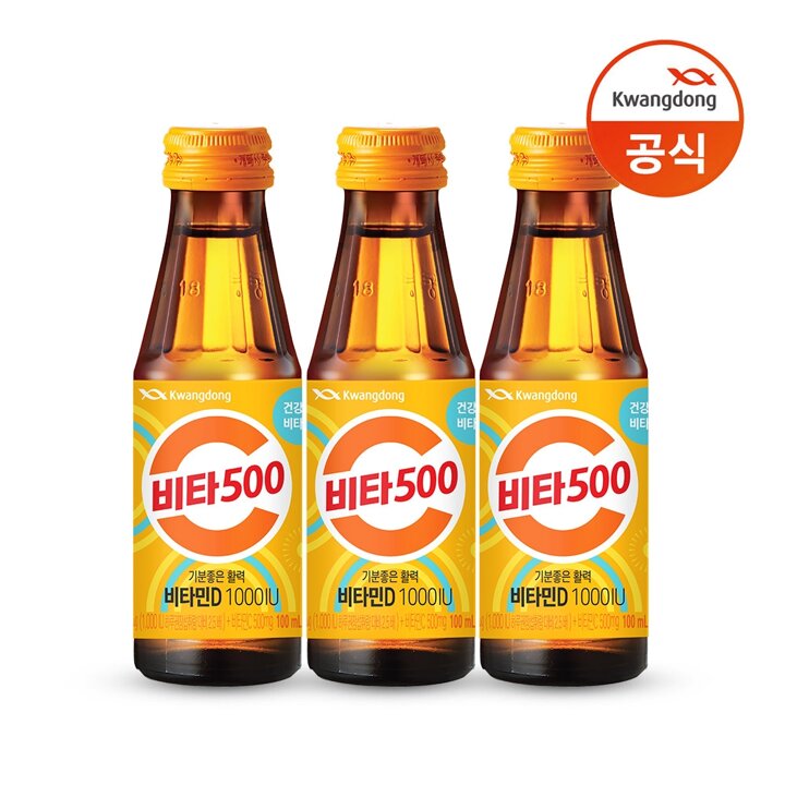 광동 기분좋은 활력 비타민D 100ml 30병/음료