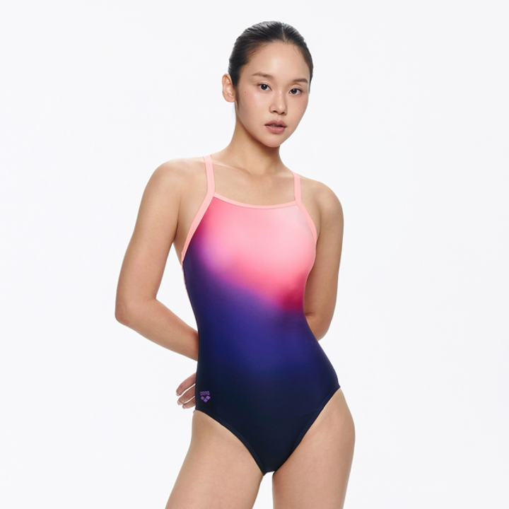 12%히든쿠폰 옴브레 원피스 드롭백 A5BL1LO66RED