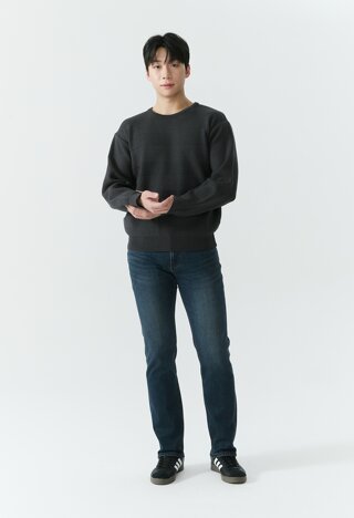 [25FW] 남성) 기획 기모 밴드 타이트 스트레이트핏 IG(T) JP4DIG931-DB