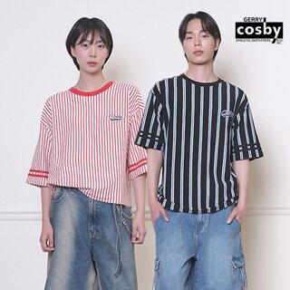 제리코스비 버티컬 스트라이프 반팔티셔츠_2 Colors