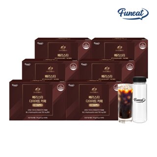 퍼니트 빼리스타 다이어트 카페 아메리카노맛 50포 x 6박스 (총 300포) + 보틀