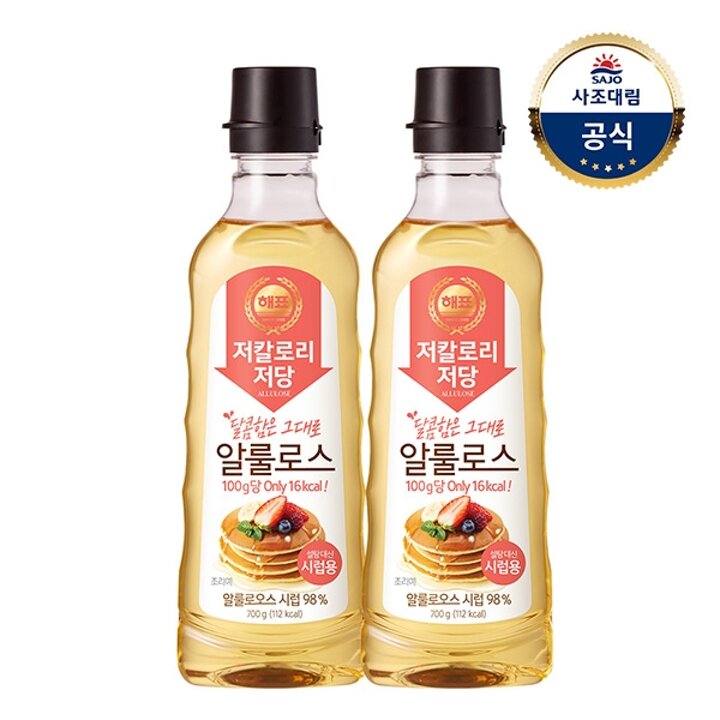 사조대림ㅣ해표 알룰로스 시럽용 700g x2개