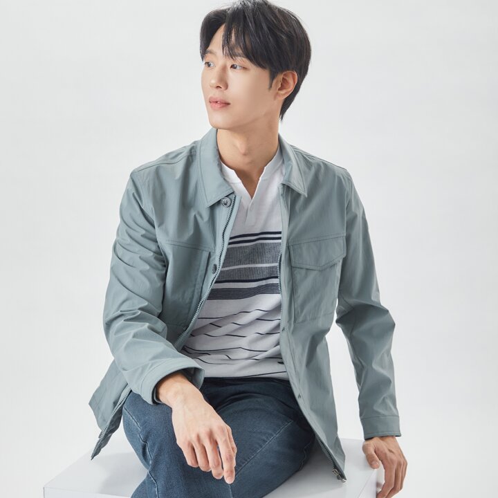 [라이프로그] 스트레치 트러커 스타일 점퍼 MCJPO305