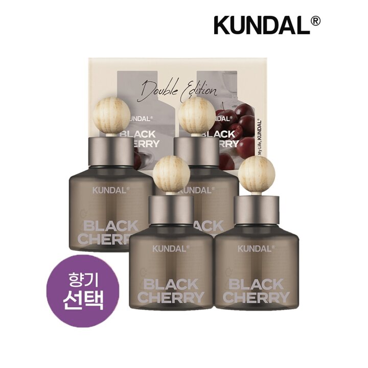 쿤달 퍼퓸 차량용 방향제 디퓨저 75ml x4개(향 14종 택 1)