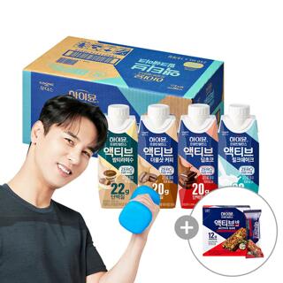 [S] [+액티브바 6입] 하이뮨 액티브 ZERO 4종 1박스 250ml 18입 (밀크쉐이크/딥초코/더블샷커피/밤티라미수)