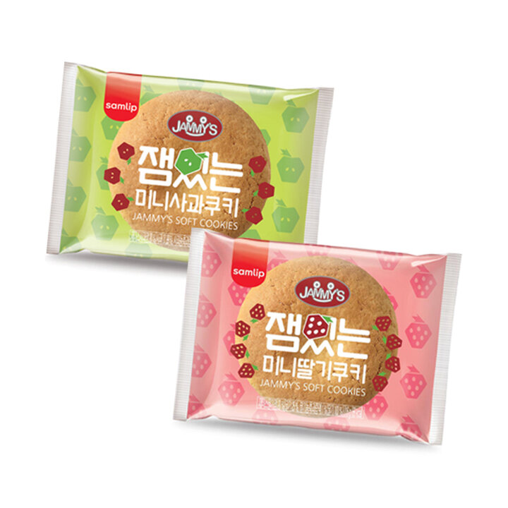 [삼립]잼있는쿠키 30입 2박스 (사과맛/딸기맛 택)