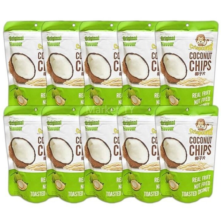 Crispconut코코넛칩오리지널40gx10개