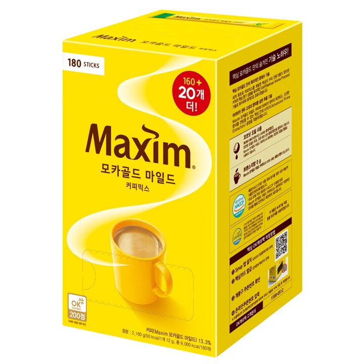 맥심 모카골드 커피믹스 160T+20T