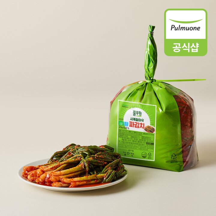 풀무원 [생산직송] 깔끔한 사계절 아삭 파김치 2kg