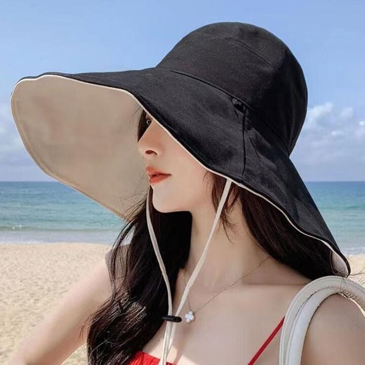 챙큰벙거지트렌모자여름챙넓은여자버킷햇DD-12767