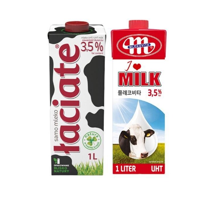 수입멸균우유3.5일반1L12입혼용