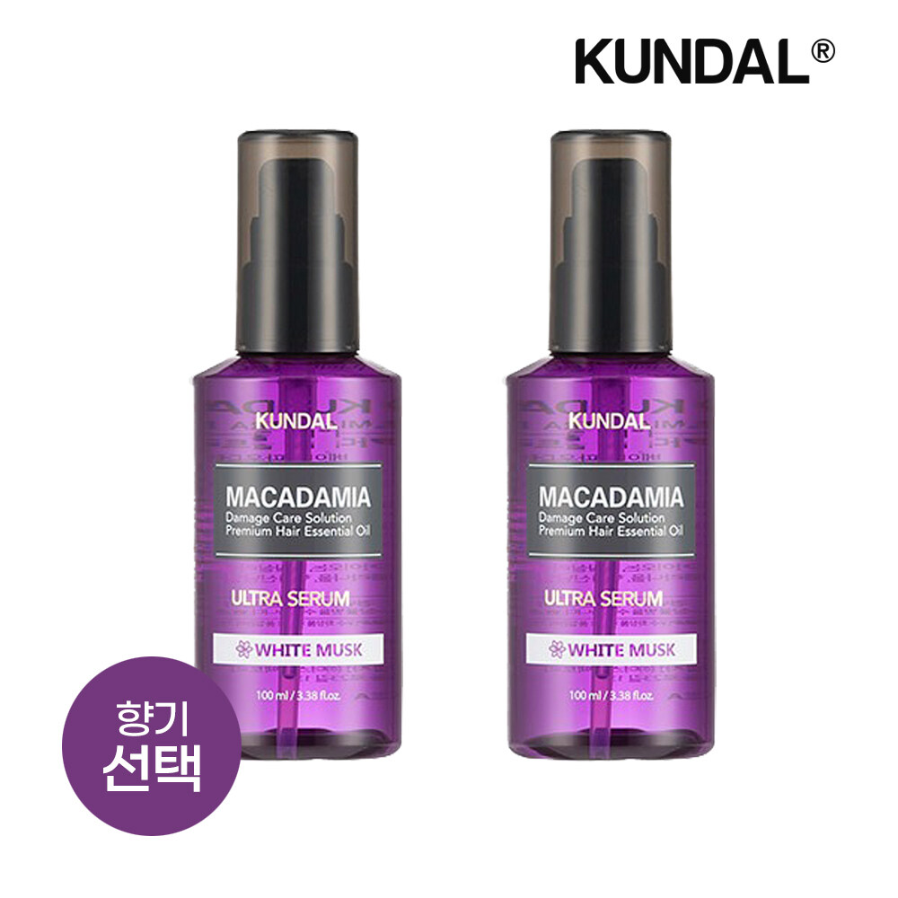 쿤달 마카다미아 울트라 헤어세럼  100ml x2개 (선택)
