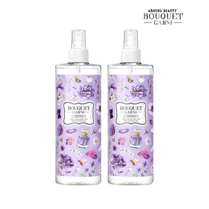 부케가르니 딥 퍼퓸 섬유향수 화이트머스크향 500ml x2개