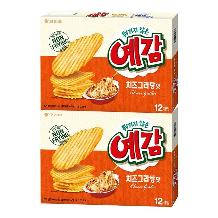 오리온 예감 204g 치즈그라탕맛 2개