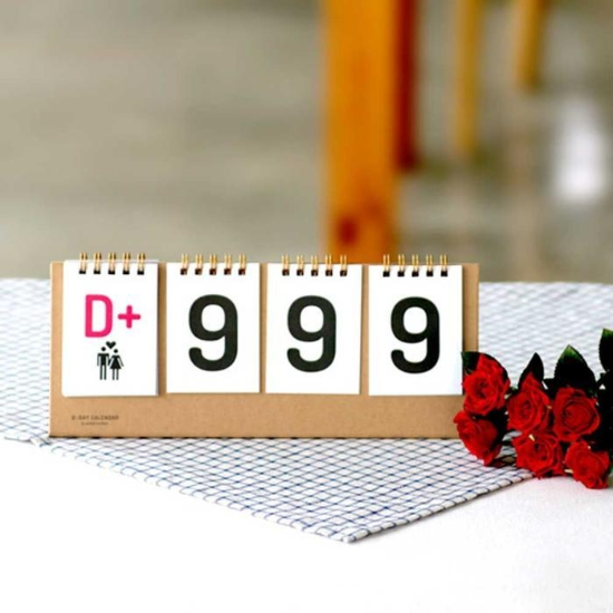 (주)셀러허브 만년 탁상 캘린더 D-DAY 달력 1000일 이무 2020년달력