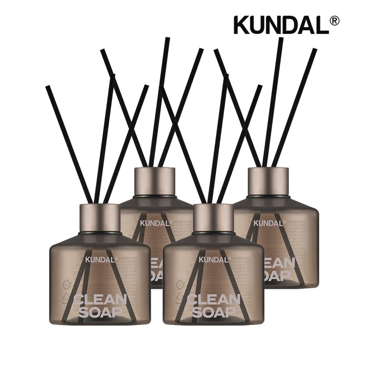 쿤달 퍼퓸 디퓨저 클린솝 200ml x4개