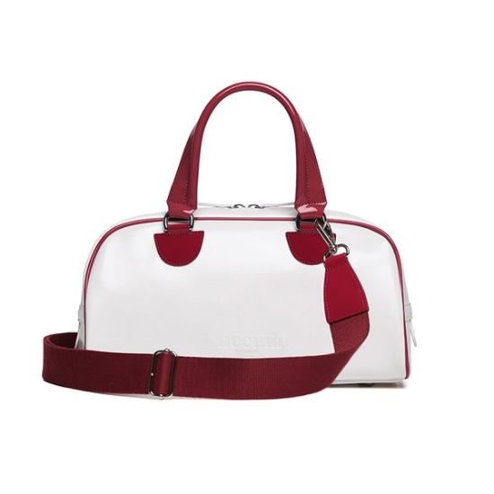 HALF BOSTON - WHITE n BURGUNDY