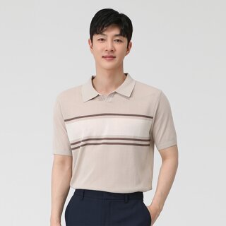[PAT] 컬러블록 스트라이프 카라 니트_1K33602