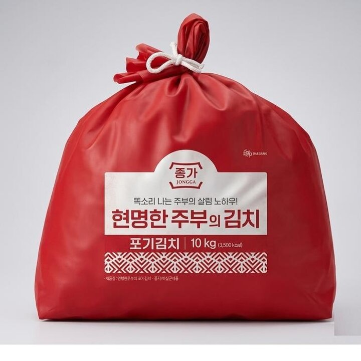 [종가집]종가현명한주부반찬넉넉대용량포기김치10kg